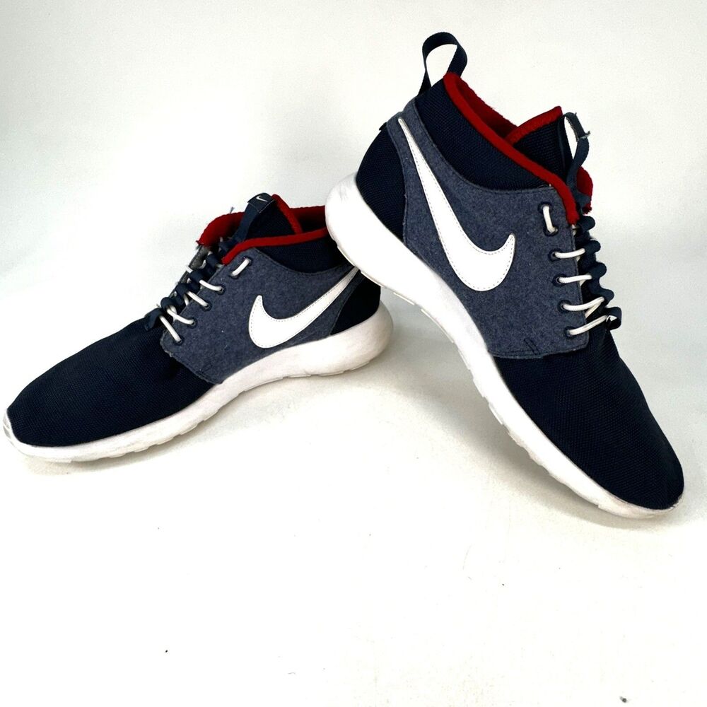 Nike ID Roshe Run Men’s 13 Red White Blue Pendleton Wool One Of A Kind V02NI